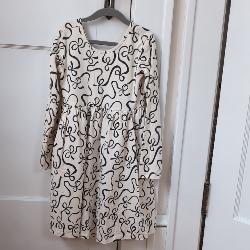 Hanna Andersson Long-Sleeve Skater Dress, 120 cm/6-7, NWOT